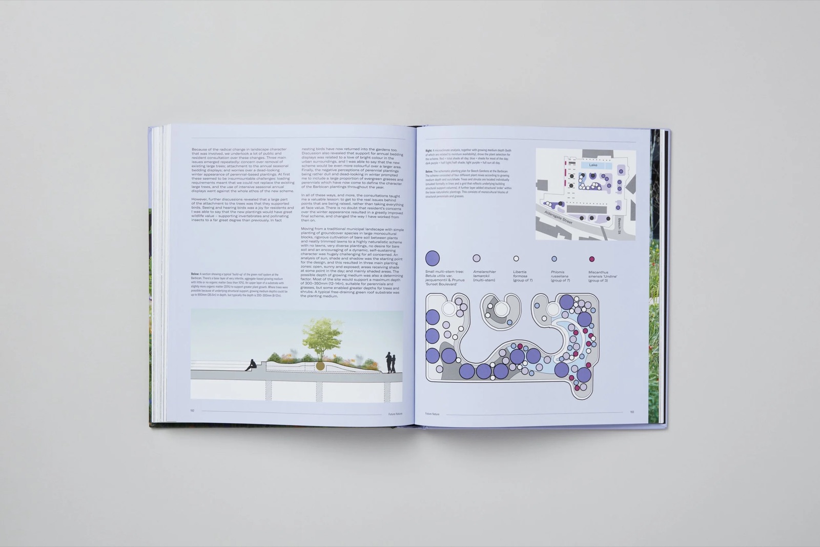 Interior spread from Naturalistic Planting Design