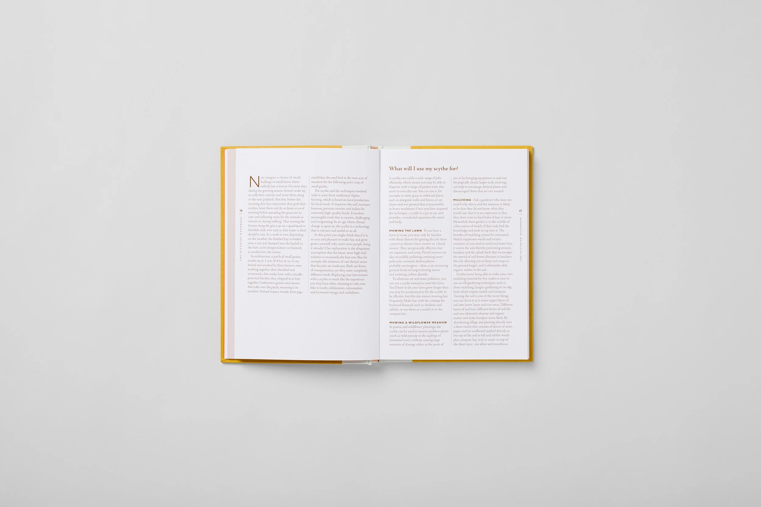 Innenseite aus The Scything Handbook, Foto 2 von 6